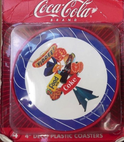 07111-1 € 4,00 coca cola onderzetters food set van 4